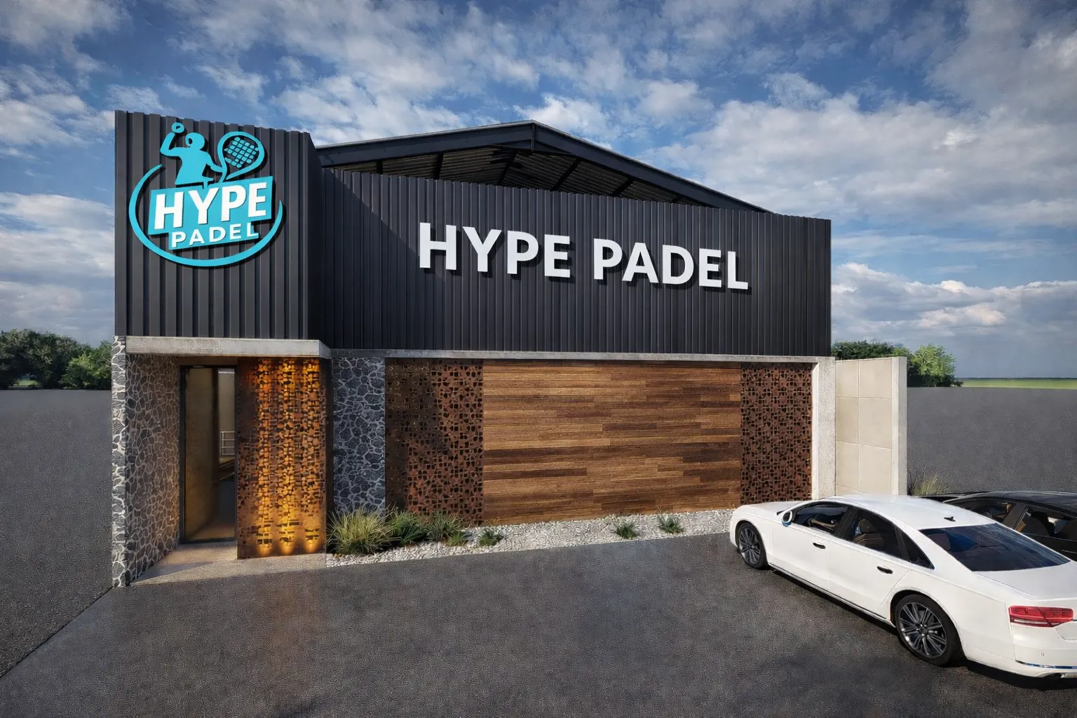 Placeholder frame for Hype Padel, photographed on location.